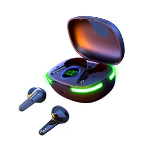 Pro80 Earphones Noise Reduction Stereo Wireless Headphone Waterproof LED Display Gaming In-ear Earbuds TWS Pro80