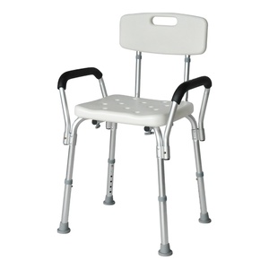<span class=keywords><strong>Silla</strong></span> de <span class=keywords><strong>Ducha</strong></span> Ajustable de Aluminio para Discapacitados con Reposabrazos, Fabricada en China, Modelo BQ401A - Product Image 1