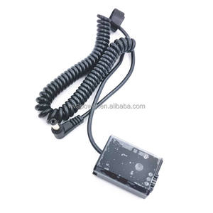 NP-FW50 Dummy Batterie AC PW20 Coupleur DC Mâle Connecteur D'alimentation Câble Spiralé pour <span class=keywords><strong>Sony</strong></span> Alpha 7 7R 7S NEX 3 <span class=keywords><strong>A33</strong></span> A55 A37 A6300 A6500 - Product Image 5