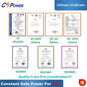 UPS, veri merkezi, telekomünikasyon, güvenlik ve yangın sistemleri için CSPower FL 12V 180Ah ön Terminal jeli VRLA pil - Product Image 5