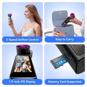 Mini caméra numérique avec cardan rotatif à 270°, enregistreur vidéo portable anti-tremblement 1080P pour vlogging, idéal pour les enfants - Product Image 2