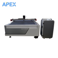 Machine de découpe automatique de tissus à couteau oscillant CNC Apex, best-seller, avec moteur PLC, certifiée CE, 220V/380V