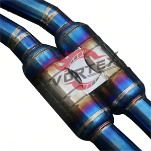 Vortex หรูหราสีฟ้าเผาไหม้ไทเทเนียม valvetronic catback ไอเสีย Porsche Cayenne 958/958.2 3.0T/3.6/4.8/4.8T 2011-2017 - Product Image 6
