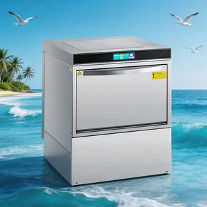 Lave-<span class=keywords><strong>vaisselle</strong></span> électrique commercial de comptoir, capacité 18 services, commande entièrement intégrée, boîtier en acier inoxydable pour restaurant - Product Image 1