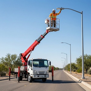 <span class=keywords><strong>Camion</strong></span> <span class=keywords><strong>de</strong></span> travail aérien à flèche télescopique Isuzu <span class=keywords><strong>de</strong></span> 30 m <span class=keywords><strong>de</strong></span> hauteur pour l'entretien des autoroutes et des aéroports - Product Image 5