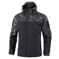 Veste tactique hybride professionnelle en softshell Sharkskin - Vêtement d'extérieur imperméable et coupe-vent avec étiquette privée complète OEM/ODM