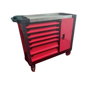 Gros Rouge Professionnel Établi Robuste Multifonctionnel Atelier <span class=keywords><strong>Garage</strong></span> Armoire à Outils <span class=keywords><strong>De</strong></span> Stockage - Product Image 1