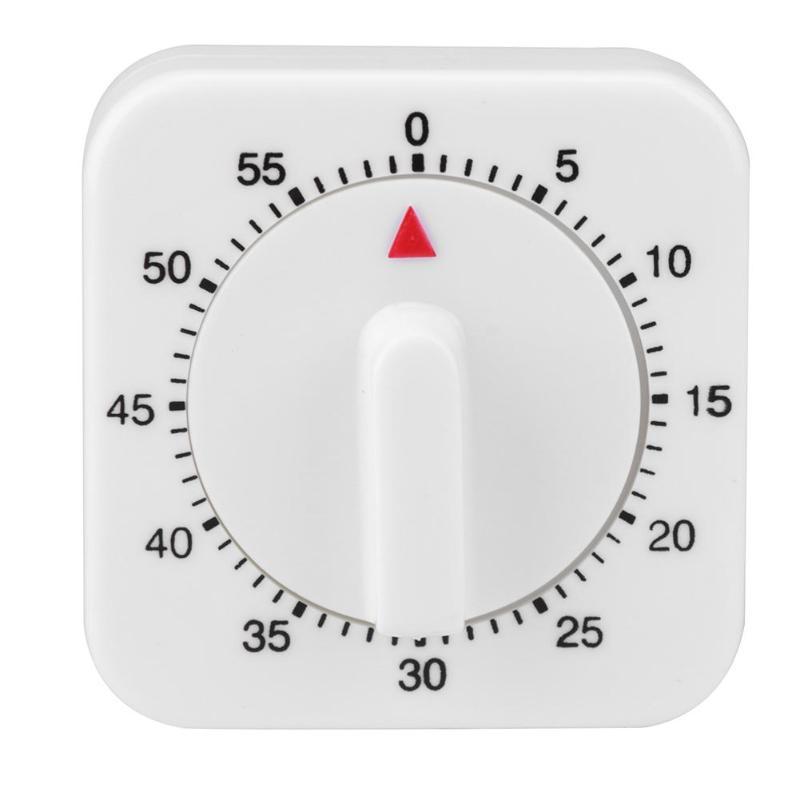 Mechanischer Küchentimer für 60 Minuten, zum Kochen, Lernen, Trainieren, batteriefreier Countdown-Timer mit magnetischer Rückseite, Edelstahl & ABS, Rot/Weiß/Grün (Weiß Mechanischer Küchentimer für 60 Minuten, zum Kochen, Lernen, Trainieren, batteriefreier Countdown-Timer mit magnetischer Rückseite, Edelstahl & ABS, Rot/Weiß/Grün (Weiß