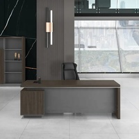Bureau de direction moderne en MDF, mobilier en bois au design convertible, prix compétitif, en vente