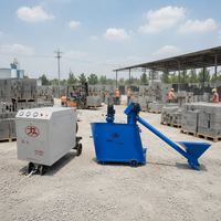 Équipement pour blocs de béton légers alvéolés et panneaux muraux – Machine à béton mousse EPS à mélange uniforme et efficace