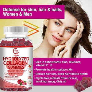 Dalam stok suplemen kolagen Gummies untuk Pria & Wanita diformulasikan untuk meningkatkan rambut sehat kulit & kuku manfaat Anti Penuaan - Product Image 3