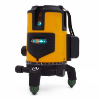 Ensemble horizontal de degré de ligne croisée de haute qualité avec trépied niveau Laser vert niveau Laser 5 lignes
