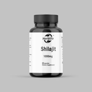 Cápsulas de Suplemento Dietético Shilajit de Máxima Potencia Aladdin OEM/ODM 1000mg (60 Cápsulas/Botella) Solo para Adultos, No Apto para Embarazadas - Product Image 1