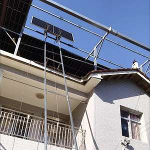 Plateforme élévatrice électrique mobile pour panneaux photovoltaïques, idéale pour les maisons et les toitures – Élévateur portable simple pour couvreurs - Product Image 5