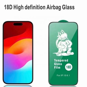 ฟิล์มกันรอยกระจกนิรภัย 18D airbag Glass 9h king Kong สำหรับโทรศัพท์มือถือ iPhone 15 Pro Max, Hermit Turtle Tempered Glass สำหรับ iPhone 15 Pro, 14 Pro - Product Image 4