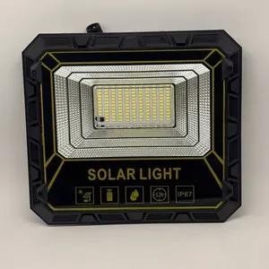 Faro LED Solare ad Alta Potenza 100W, Luce Bianca Fredda, per Esterni - Product Image 6