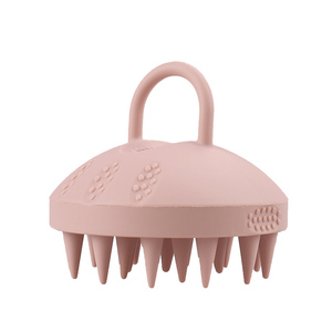 Black Silicone Head Scalp Massage <b>Brush</b> <b>Round</b> Hair Washing <b>Brush</b> Hair Shampoo <b>Brush</b> Scalp Massager - Product Image 5