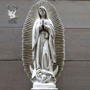 Estatuas Religiosas al por Mayor, Estatuas de Mármol de Nuestra Señora de <span class=keywords><strong>Guadalupe</strong></span> para Jardín Conmemorativo en la Iglesia - Product Image 5