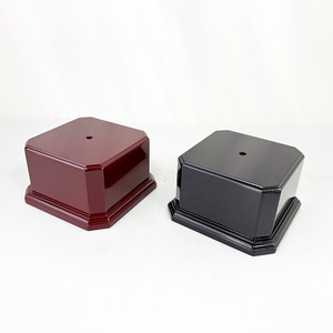 Acabado de piano Base de madera negra roja oscura para Crystal Trophy Award 2017 - Product Image 5