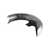 Pare-boue avant large en acier brut modifié, prêt à la peinture, pour Harley Touring Bagger jante 26 pouces 1996-2023