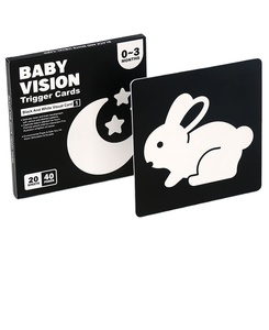 Black And White Educational Flashcards Flash Card Print of Game ABC Card For Baby Toddler 0 to 36 Months