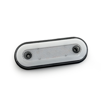 Feux de position latéraux de remorque Réflecteur 12V 24V LED Feux de dégagement de camion Bus Van Camper Feu de position latéral