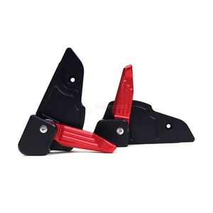 DANCARO moto poggiapiedi pedale pedale in lega di alluminio CNC posteriore passeggero pedana per <span class=keywords><strong>VESPA</strong></span> PRIMAVERA/SPRINT 2013-2021 - Product Image 2