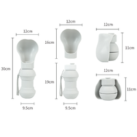Bouteille d'eau portable en silicone écologique pour chiens et chats, utilisation en extérieur et en intérieur