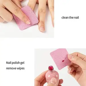 Lint Free Nail Wipe Nail Polish Remover Wipes Lint-free Cleaner Pads Nail Wipes For Wholesale