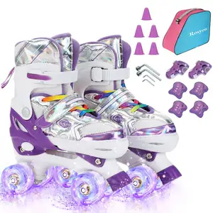 3-צבע באיכות גבוהה חיצוני משחק חמה מוכר ספורט ילדים רולר סקייט נעלי משלוח אבזרים