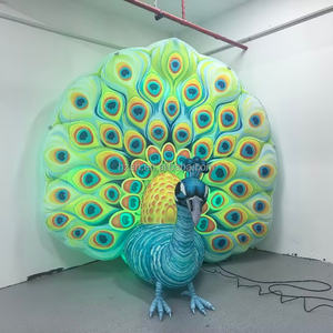 Bouées gonflables géantes publicitaires : Magnifique paon insulaire - Product Image 3