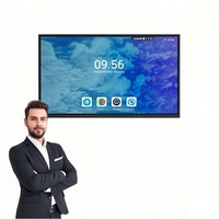 Tableau blanc interactif intelligent électronique 65-86 pouces, prix d'usine, HD 4K LCD, écran tactile 20 points, Android