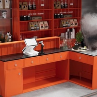 Comptoir de réception de style industriel rétro personnalisable pour l'été, salon, restaurant, bar à bière, conteneur