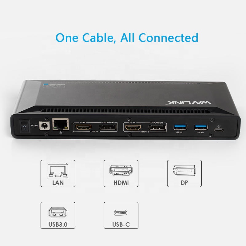 Wavlink WL-UG69PD2 PRO USB-C USB 3.0 DisplayPort 4K 5K Display