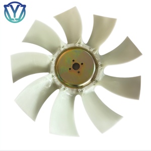 197-6548 1976548 Pale de ventilateur de moteur diesel de haute qualité, 4 trous, 9 pales, pièces de rechange pour excavatrice - Product Image 4