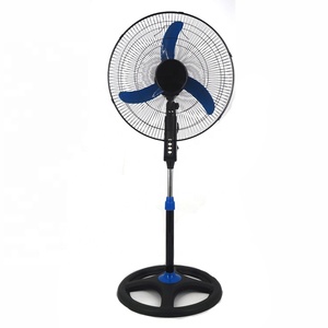 Condensador 3 azul hojas base de Cruz de metal de 18 "<span class=keywords><strong>espa</strong></span>Ã a clásico ventilador de pie - Product Image 1