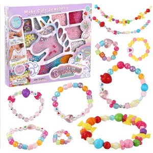 Jouets DIY perlés pour enfants 2026 : Colliers et bracelets créatifs faits à la main pour filles, perles pour l'entraînement de l'amblyopie - Product Image 5