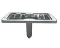 Certifié CE Ip68 goujon de route solaire en aluminium haute luminosité clignotant marqueurs de chaussée produits d'avertissement de trafic