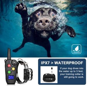 थोक कस्टम सर्वश्रेष्ठ कुत्ता बार्किंग कॉलर पुश बटन बीप कंपन झटका दूरस्थ कुत्ते प्रशिक्षण कॉलर के साथ - Product Image 3