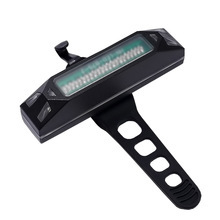 ไฟท้ายจักรยานแบบชาร์จไฟได้ Jayhwan อุปกรณ์เสริมเพื่อความปลอดภัยบนท้องถนน ไฟเตือนสำหรับการขี่จักรยาน - Product Image 4