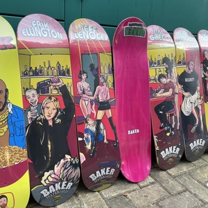 Tablas <span class=keywords><strong>de</strong></span> Skateboard BAKER, 100% Madera <span class=keywords><strong>de</strong></span> Arce Canadiense, 7 Capas, Prensado en Frío, Doble Rocker, Tamaños 7.75, 8.0, 8.25, 8.5 Pulgadas - Product Image 5