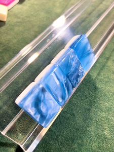 High Transparent Acrylic <b>Mahjong</b> Game <b>Set</b> Premium Hand Rub <b>Mahjong</b> Tiles OEM Custom Color & Logo - Product Image 1