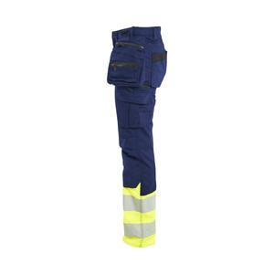 BLAKLADER - 703011498933C46 Pantalones de mujer de alta visibilidad elásticos Azul Marino/amarillo-EAN 7330509958094 ROPA DE TRABAJO DE LA 2017 - Product Image 4