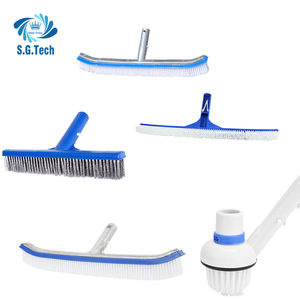 แปรงทำความสะอาดสระว่ายน้ำรูปมงกุฎน้ำอุปกรณ์เสริมแปรงคราดติดผนังแปรงสำหรับสระว่ายน้ำมุม - Product Image 5