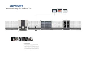 Ligne de production automatique de vitrage isolant à haute productivité, puissance 32 kW, fonction de lavage et de séchage du verre, composant principal du moteur - Product Image 4