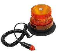 Bernsteinfarbene DC12V Magnetische Basis-LKW-Anhänger-Gabelstapler-Leuchten 24 Volt LED-LKW-Licht Fahrzeug-Rotationsblinker Rot Blau Weiß