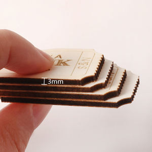 บัตรไม้สำหรับดื่มเครื่องดื่ม บัตรเชียร์ไม้ สำหรับงานบาร์ เทศกาลเบียร์ งานปาร์ตี้ งานแต่งงาน บัตรเข้าชมกิจกรรม รูปทรงไม่สม่ำเสมอ - Product Image 5