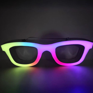 Accesorios de luz delantera de tienda óptica, decoración de gafas grandes, escaparate, borde de aluminio, colgante acrílico, colorido y llamativo - Product Image 5