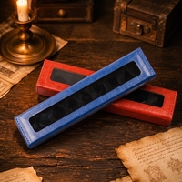 Boîte à dés rectangulaire en cuir PU de qualité supérieure, boîte de rangement magnétique pour un cadeau parfait pour les joueurs