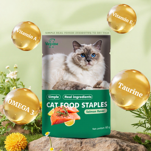 OEM ODM di alta qualità 50g di cibi bagnati a base di <span class=keywords><strong>salmone</strong></span> alimenti per animali domestici aromatizzati al <span class=keywords><strong>salmone</strong></span> ad alto contenuto proteico cibo <span class=keywords><strong>umido</strong></span> per gatti - Product Image 3